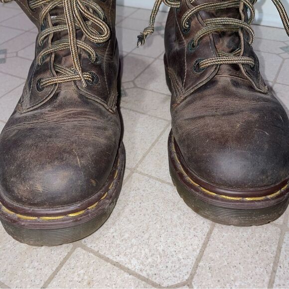 Vintage Dr Martens 939 Ben Boots Brown Leather Made In England Men Sz 8 UK 9 US main image 7